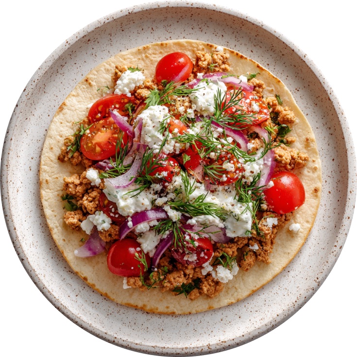 Greek Smash Tacos