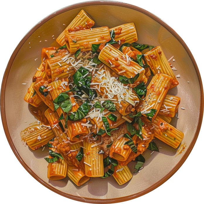 Casual Spicy Rigatoni