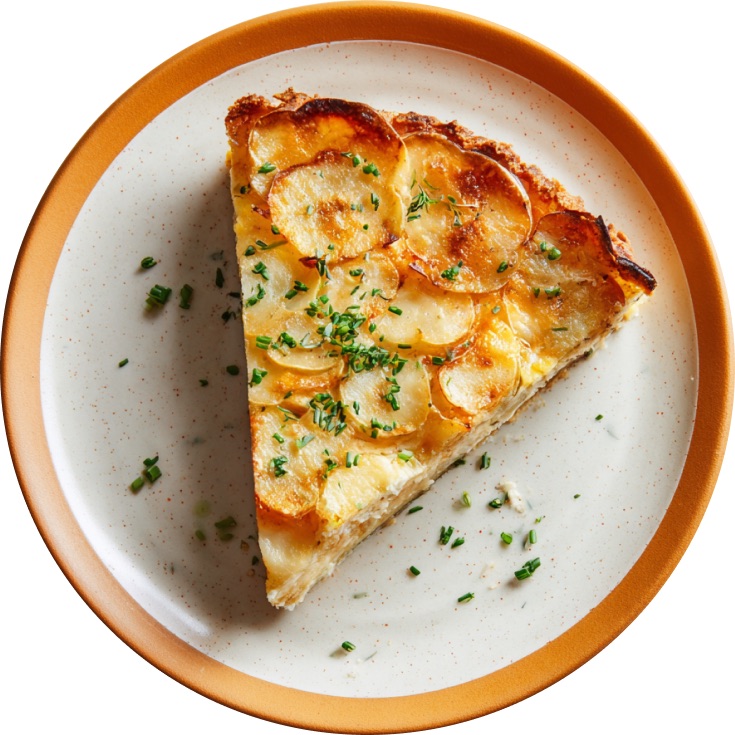 Potato-Crusted Quiche
