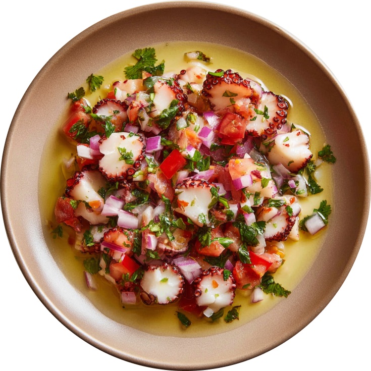 Grilled Octopus with Citrus Sauce