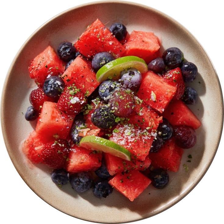 Watermelon Summer Berry Salad