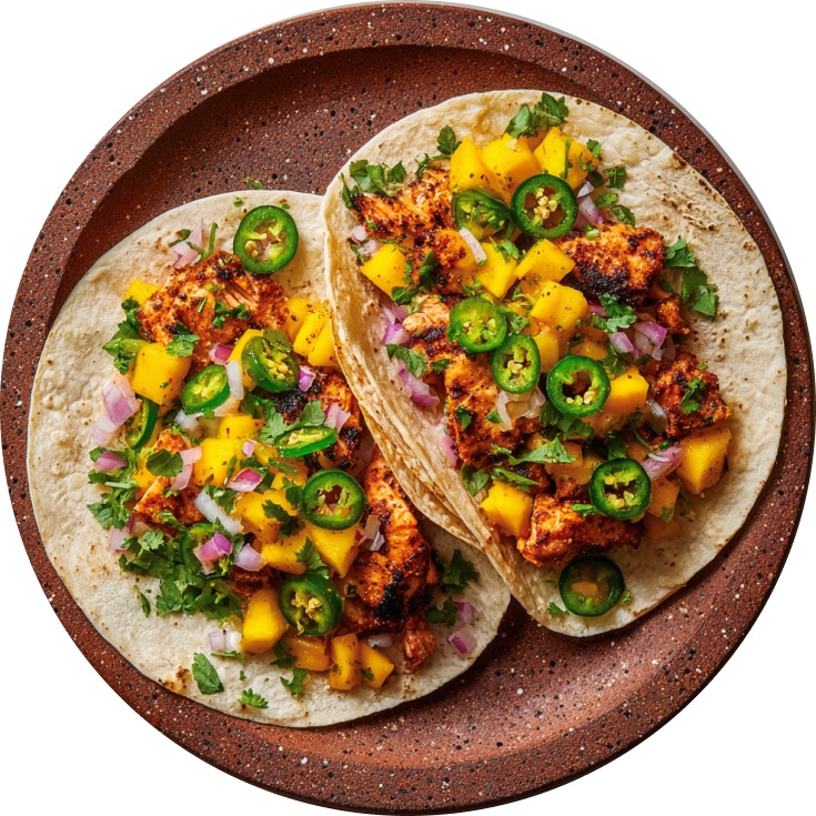 Honey Jerk Salmon Tacos
