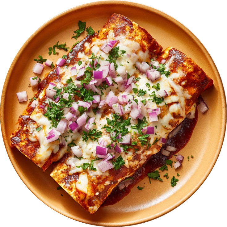 Barbecue Ranch Enchiladas
