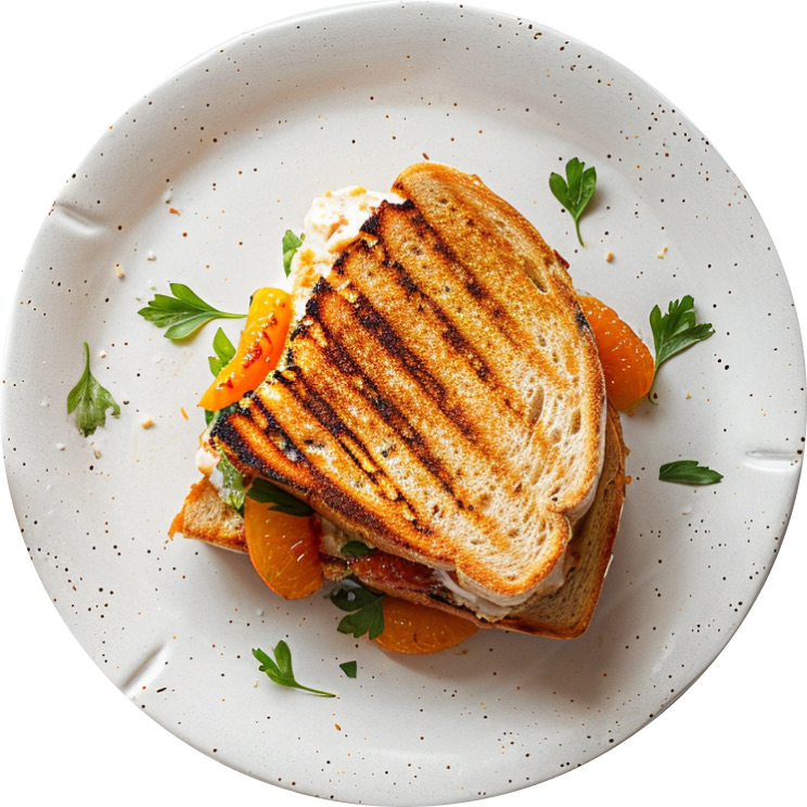 Apricot Grilled Cheese Sandwich