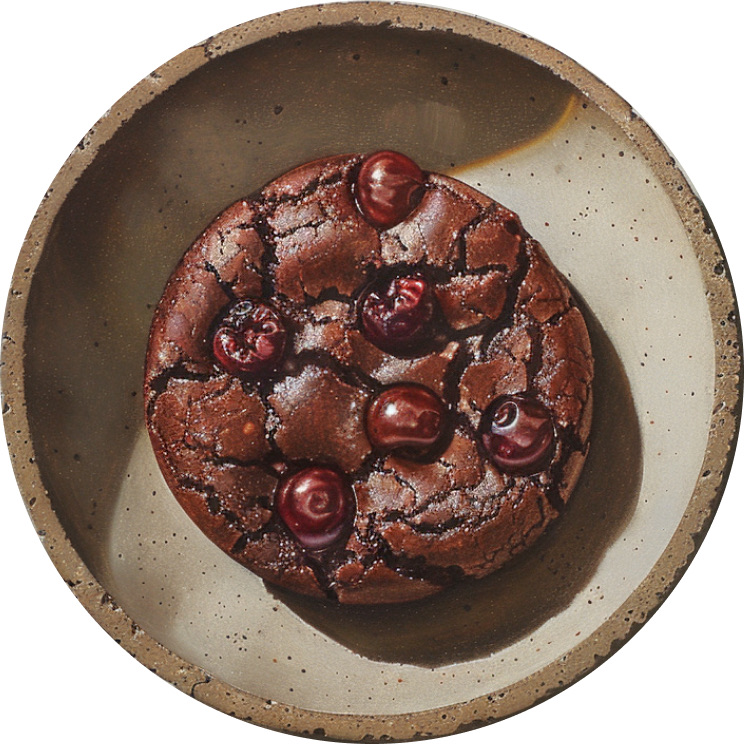 Chewy Chocolate Cherry Cookies