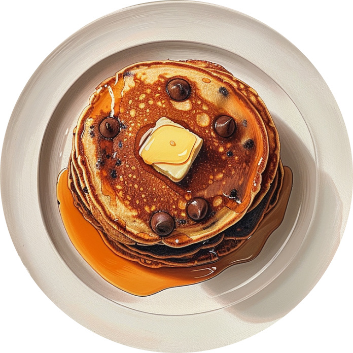 Choco Chip Pancakes