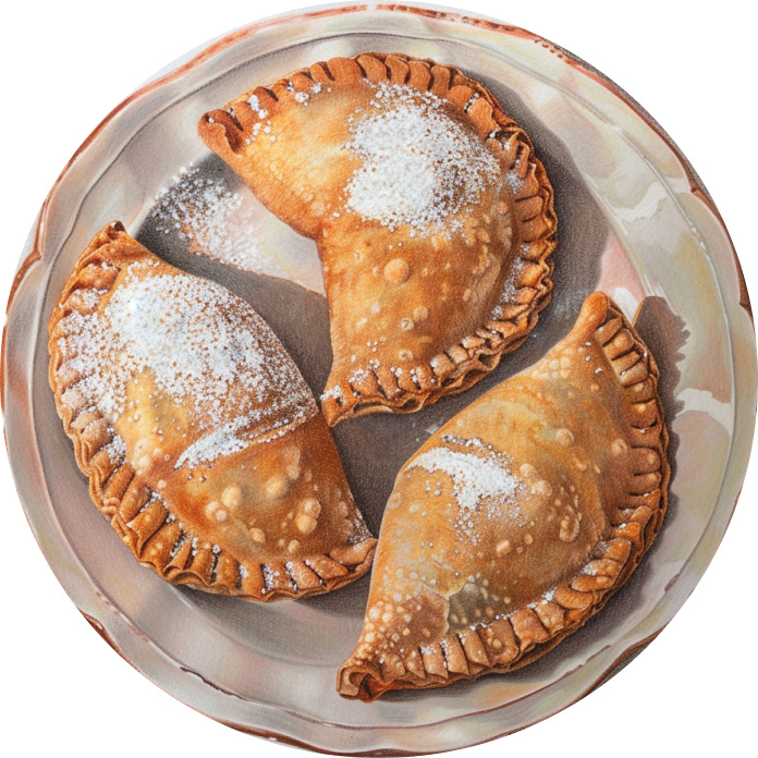 Empanadas de Plátano con Leche