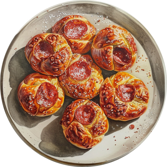 Pepperoni Rolls