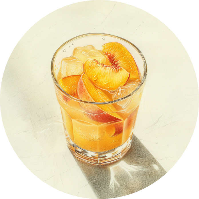 Frozen Peach Lemonade