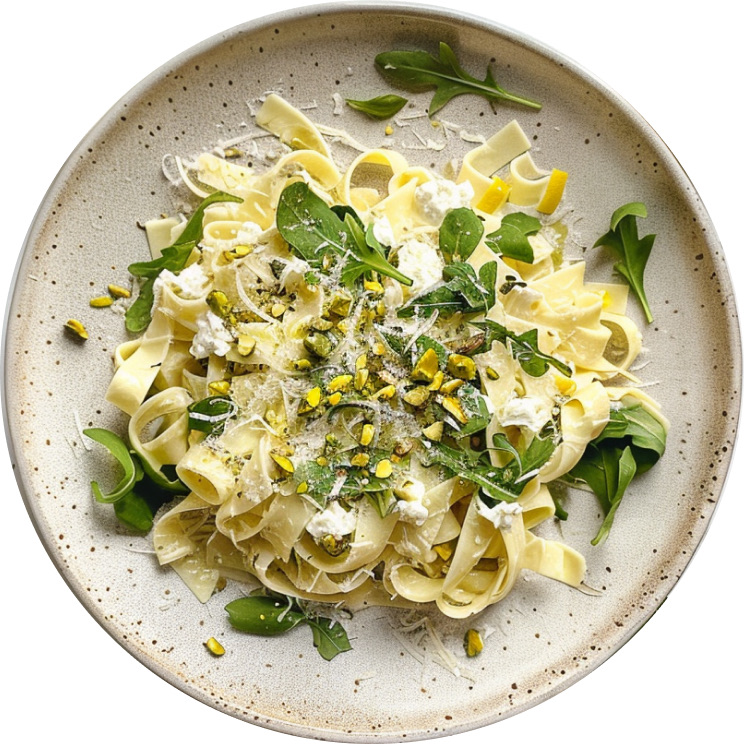 Lemon Burrata Pasta Salad