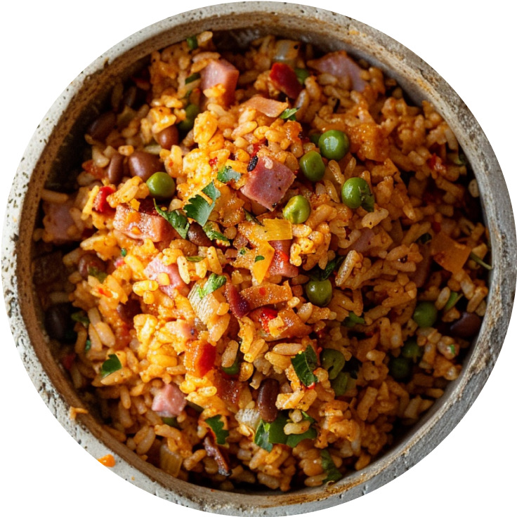 Arroz con Gandules y Jamón