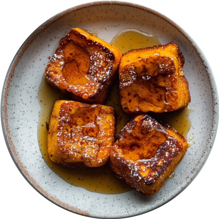 Pumpkin French Toast Bites