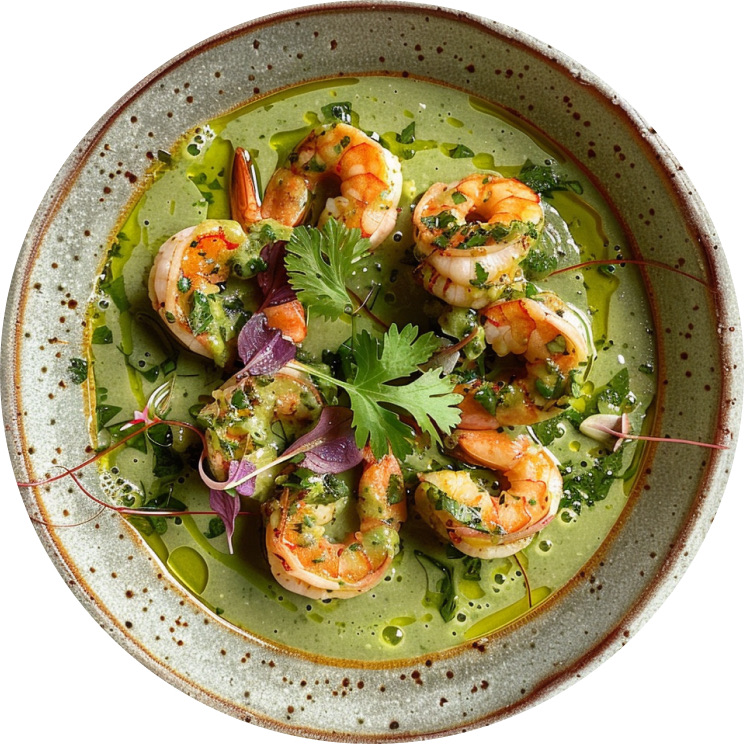 Green Aguachile with Shrimp