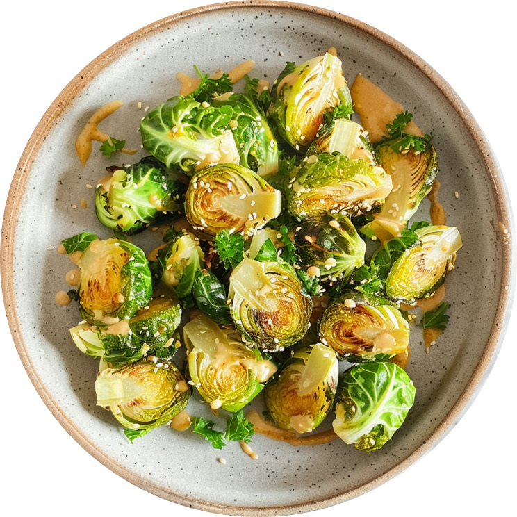 Sweet Dijon Brussels Sprouts