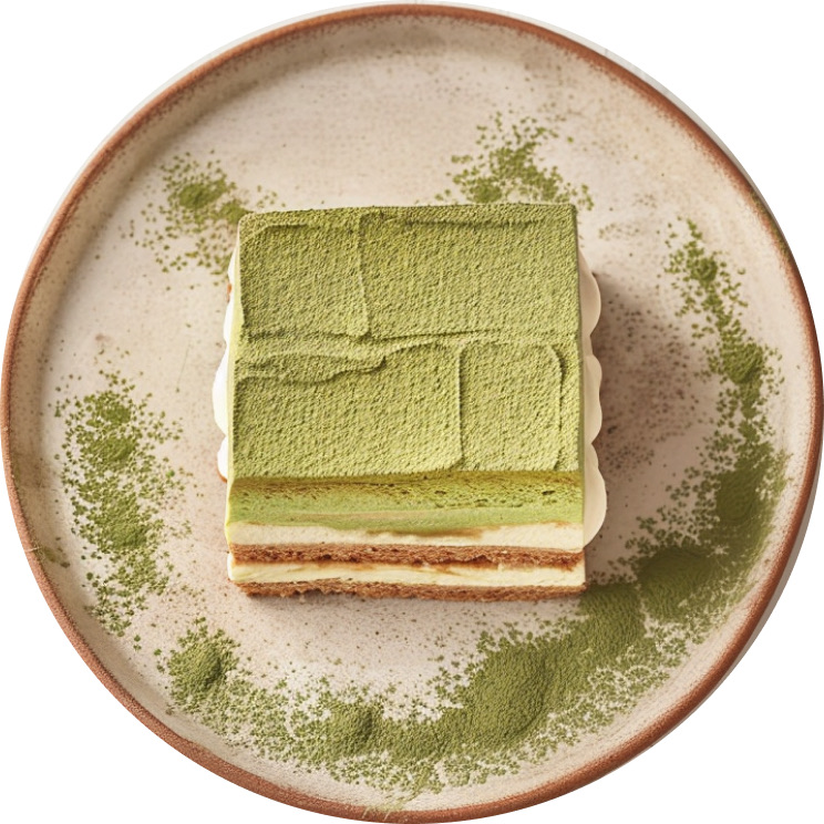 Matcha Tiramisu with White Chocolate Layers