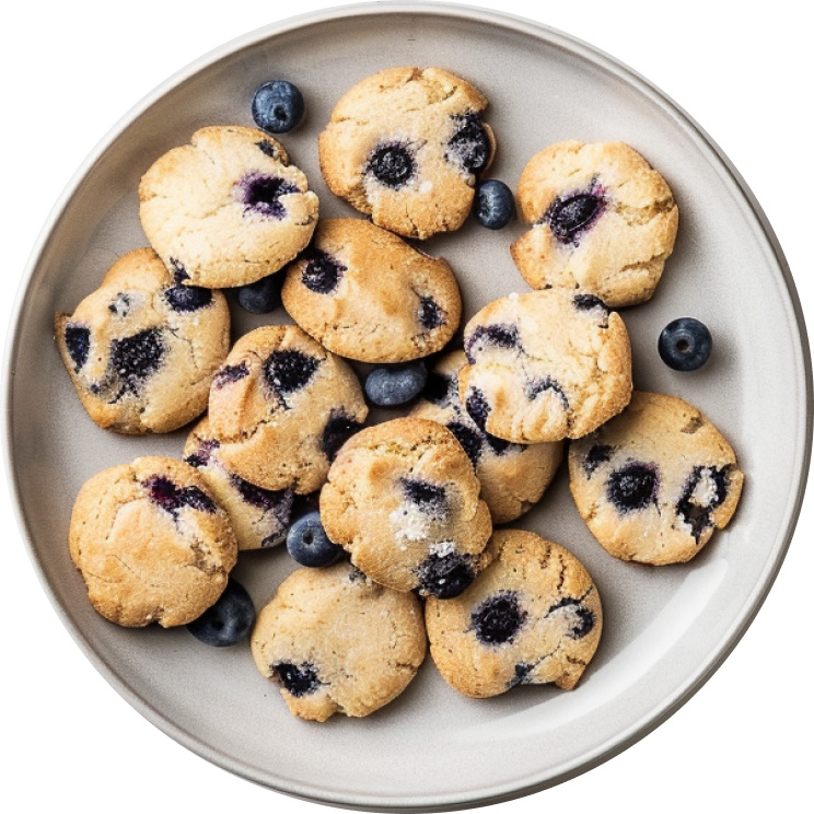Blueberry Muffin Sugar Cookies