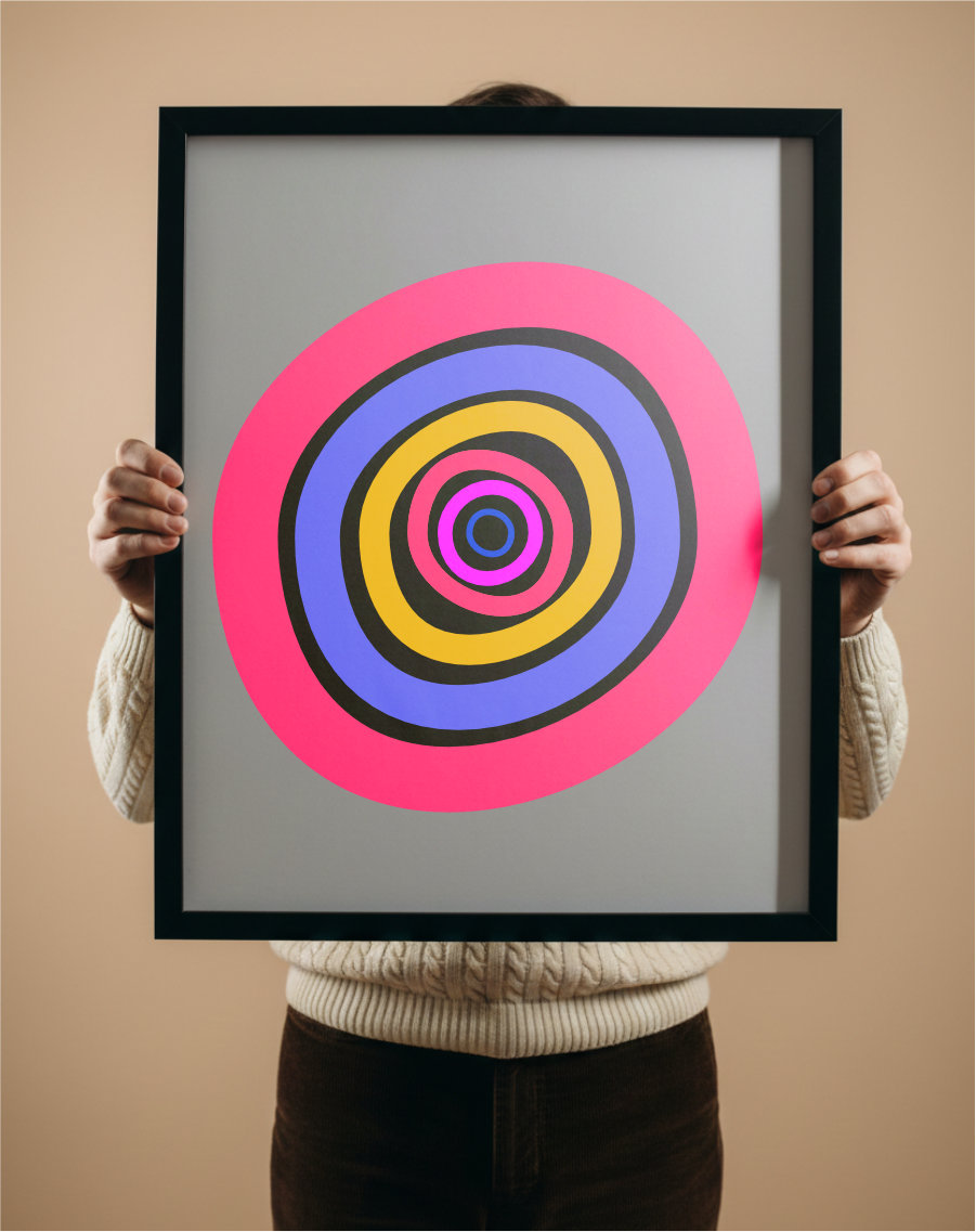 cuadro fucsia