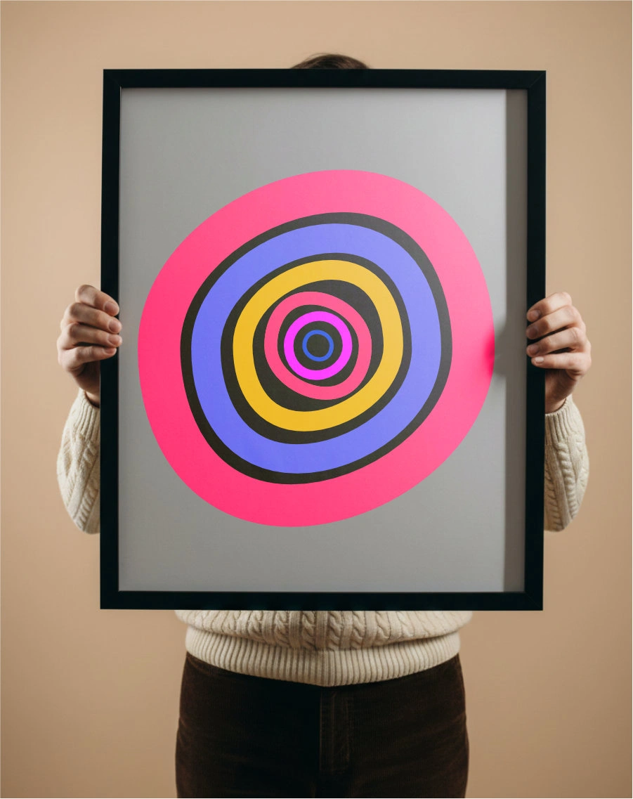 cuadro fucsia