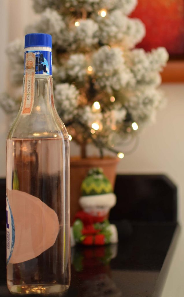 Licor en diciembre