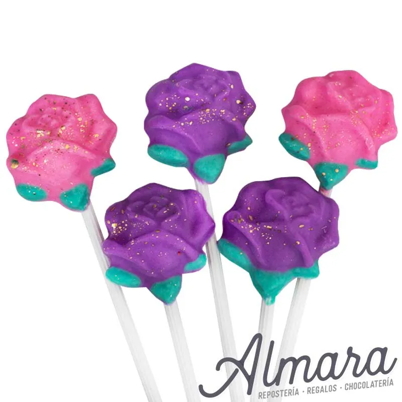 Rosa de chocolate pequeña individual