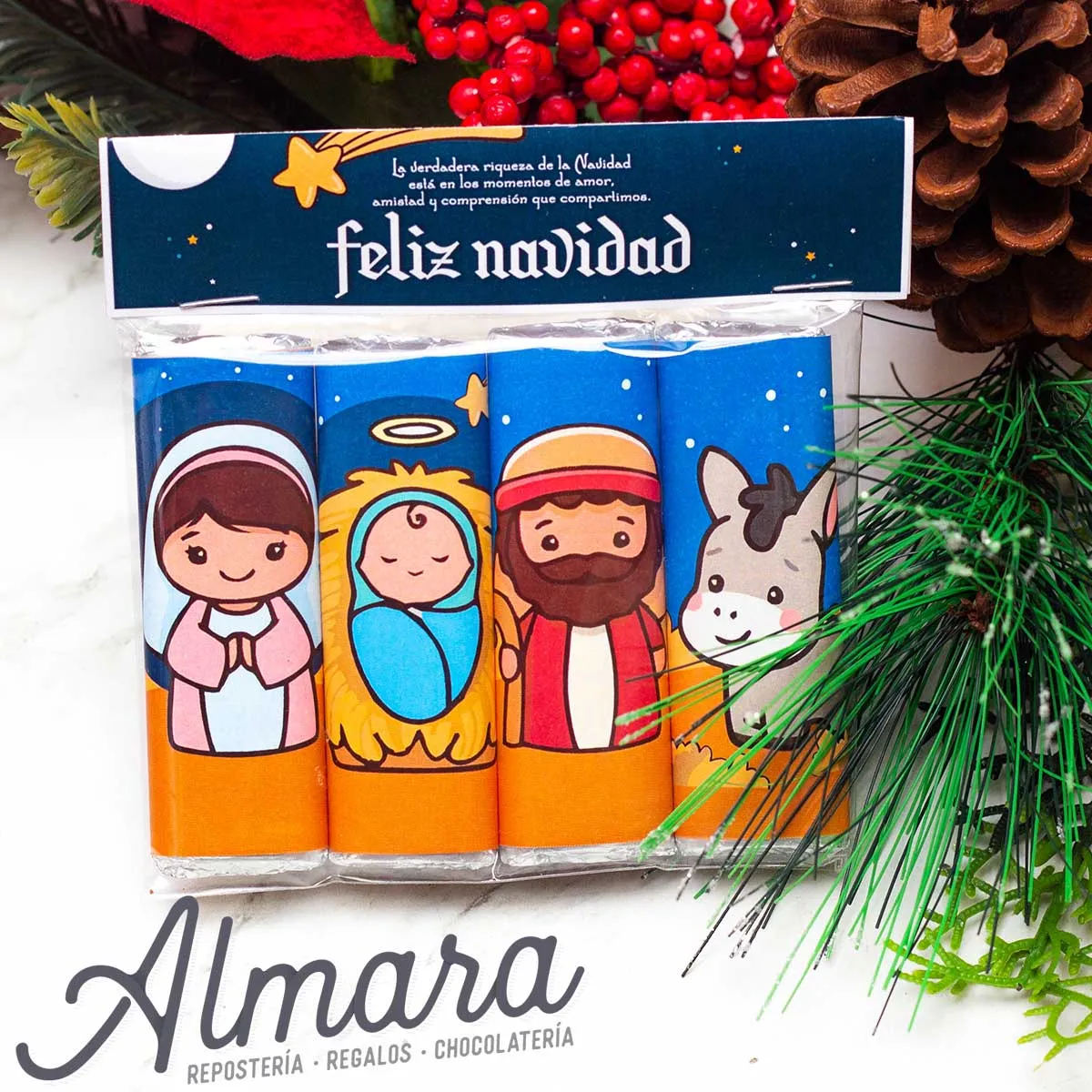 Pesebre en tabletas
