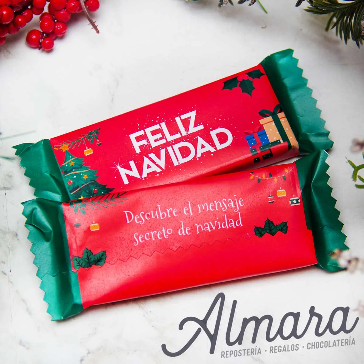 Chocolatinas Tiquete Dorado Navideño
