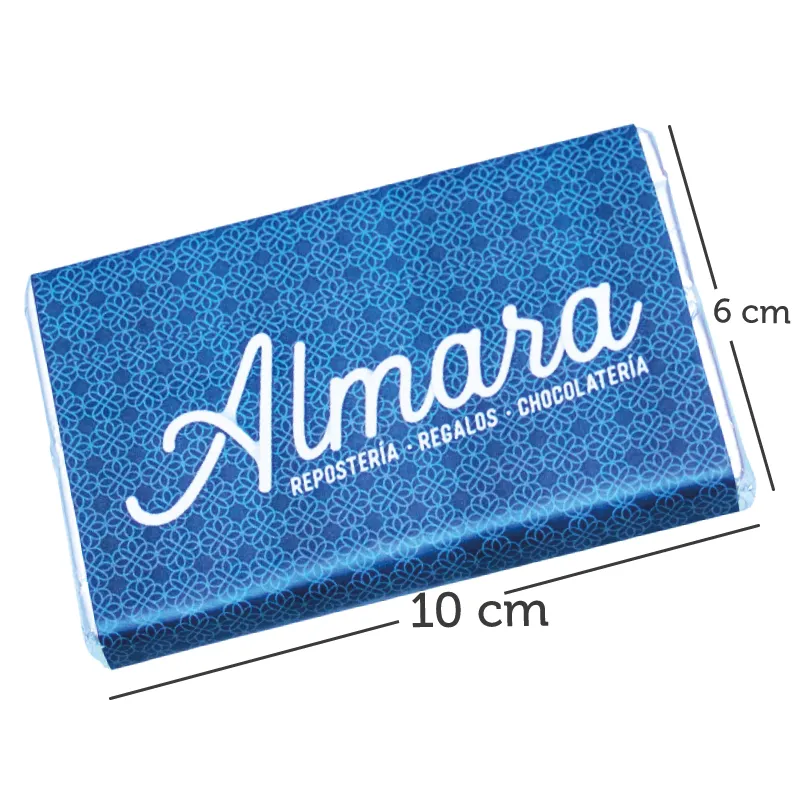 Tableta de Chocolate 10*6 cm
