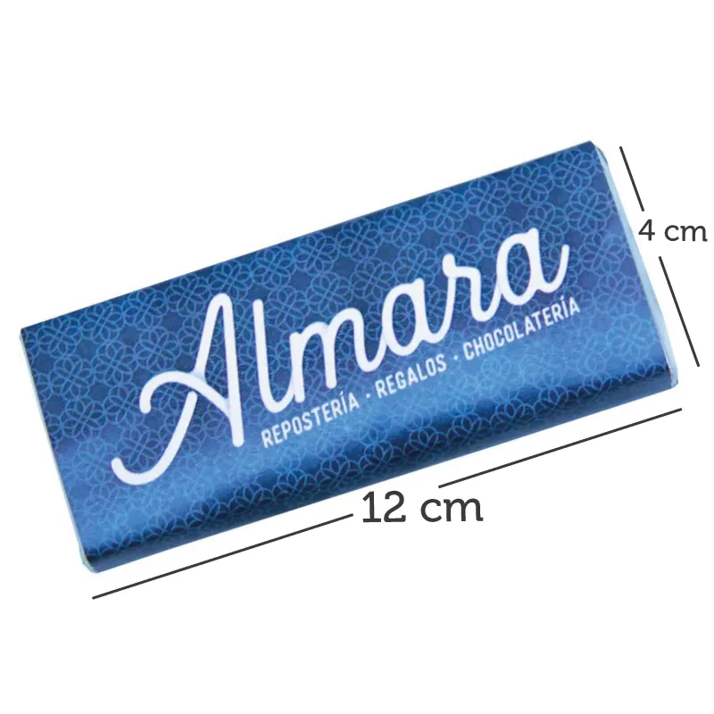 Tableta de Chocolate 12*4 cm
