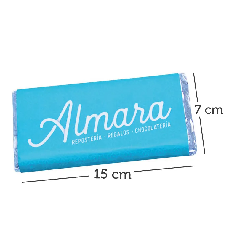 Tableta de Chocolate Personalizada 15x7
