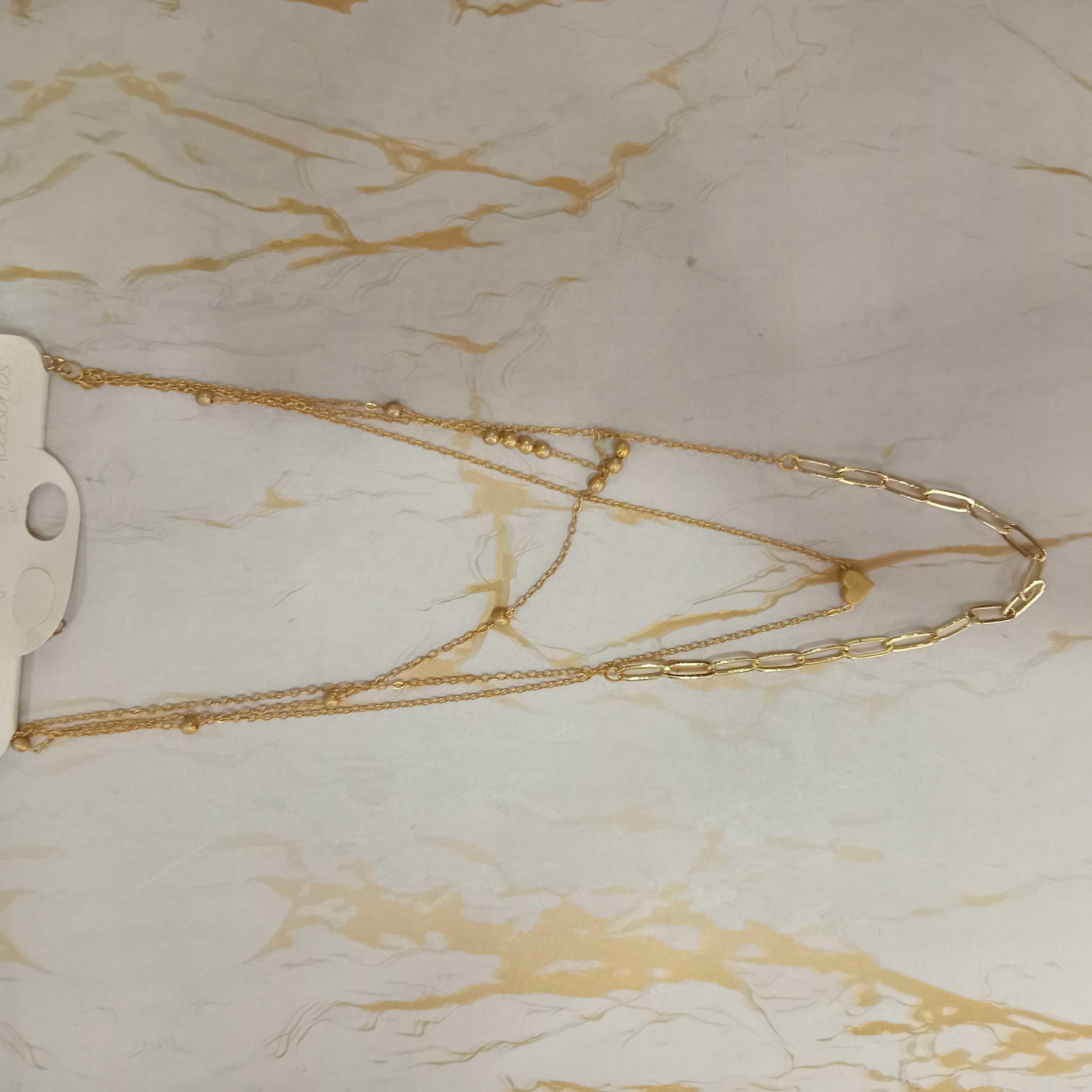 Collar Trio de Oro: