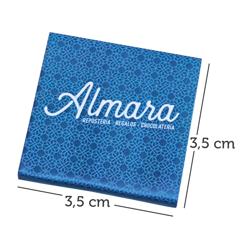 Tableta de Chocolate 3.5 *3.5 cm