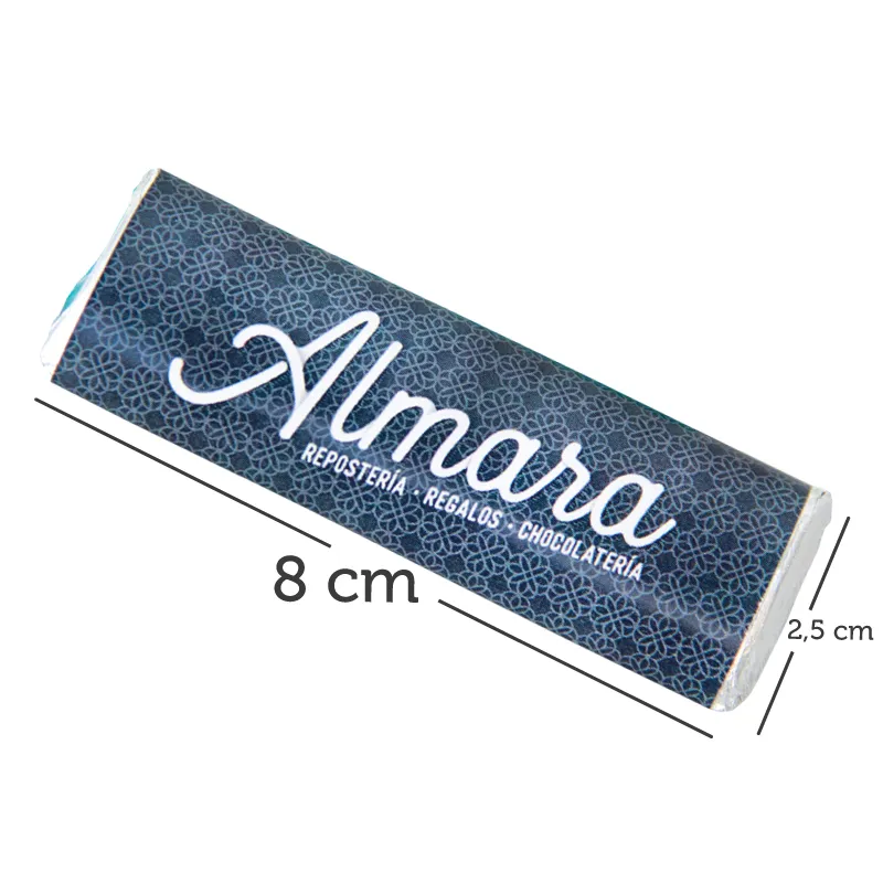 Tableta de Chocolate 8*2.5 cm
