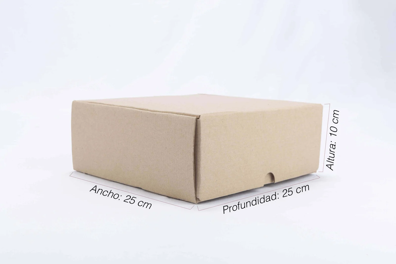 Caja de cartón 25x25x10