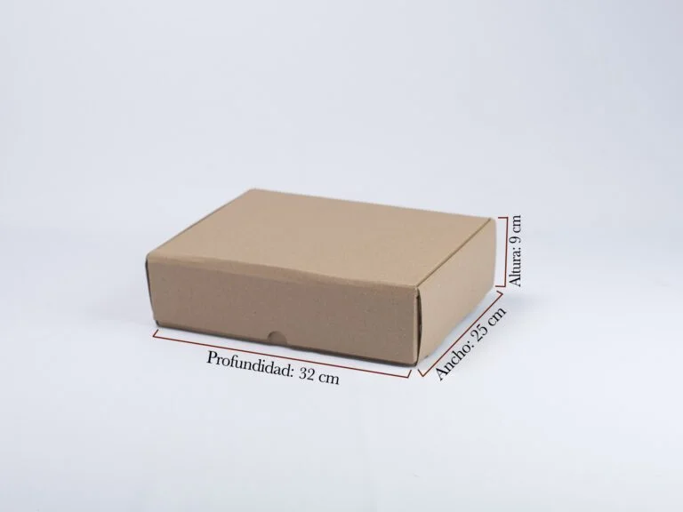 Caja de cartón 32x25x9	
