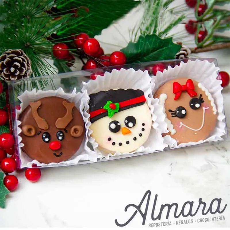 Alfajores Navidad * 3
