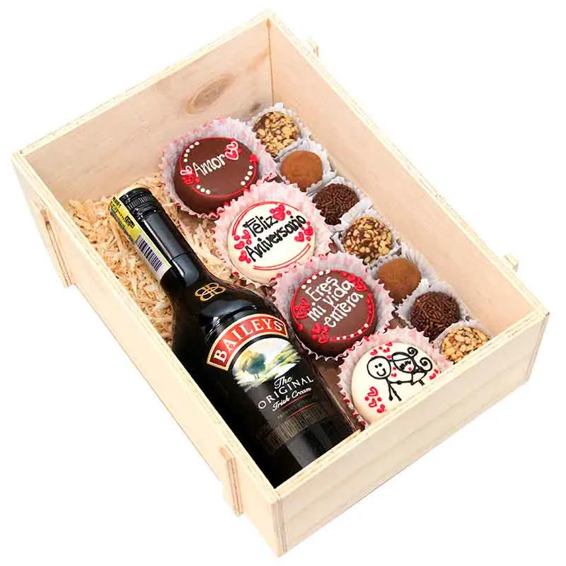 Alfajores, Trufas y baileys
