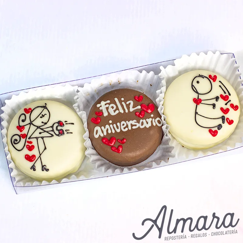 Alfajores Feliz aniversario
