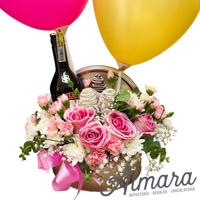 Flores y Baileys
