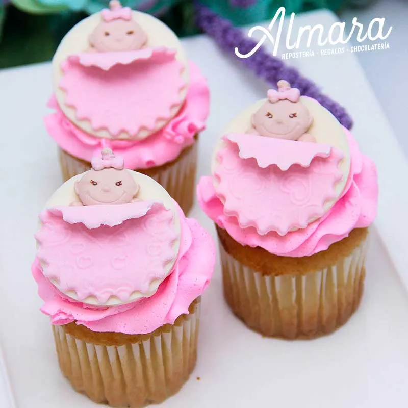 Cupcakes Bebe Cobija
