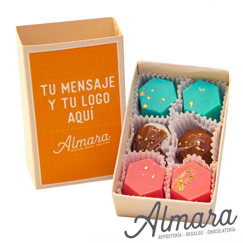 Caja de bombones por 6
