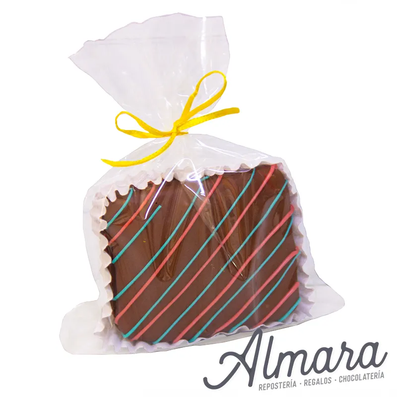 Brownie a rayas personalizado empaque económico