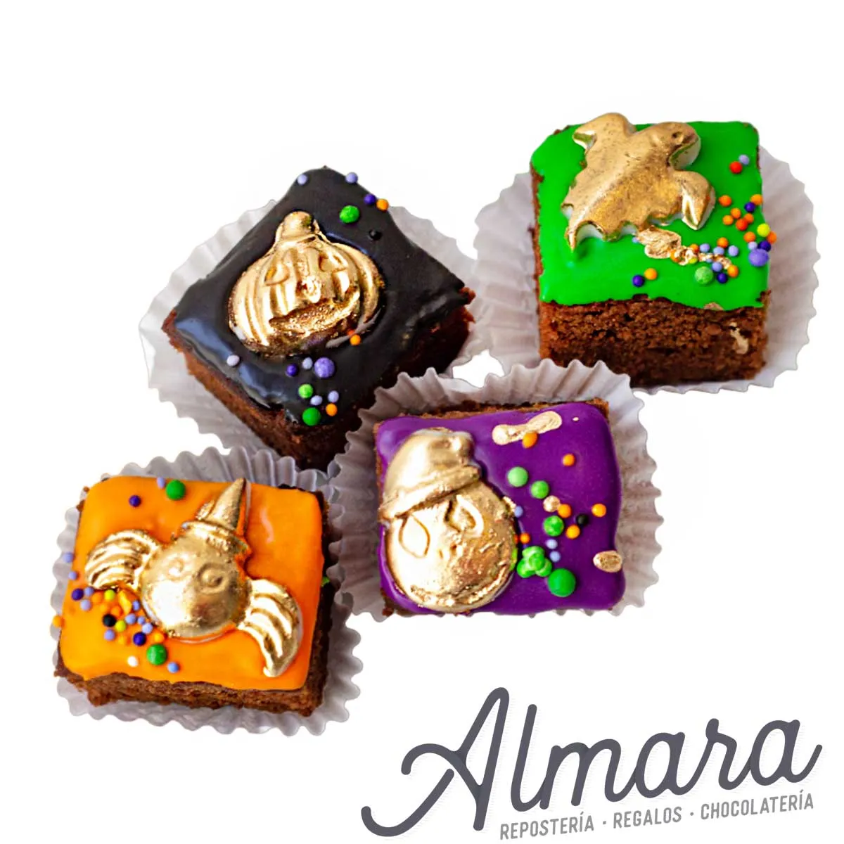 Mini Brownies Halloween
