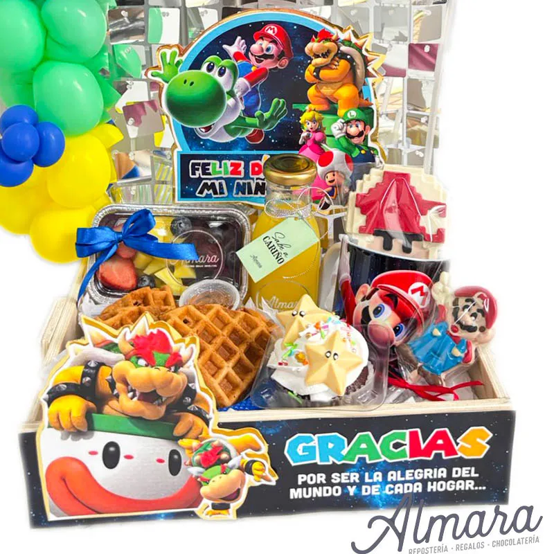 Desayuno Tematico Globos Mario
