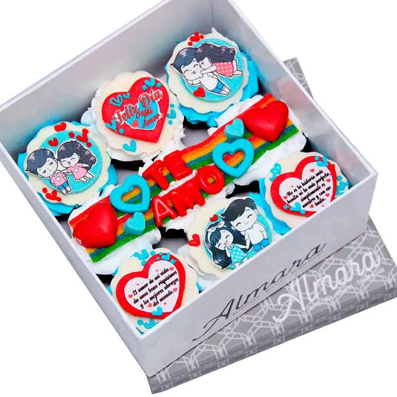 Cupcakes por 9 Amor perfecto
