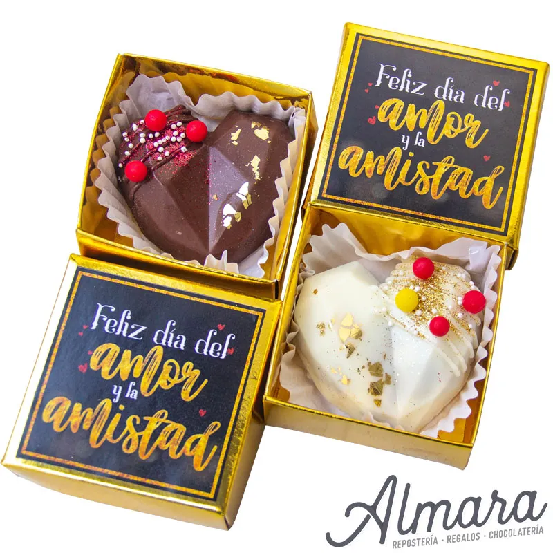 Corazón diamantado Brownie
