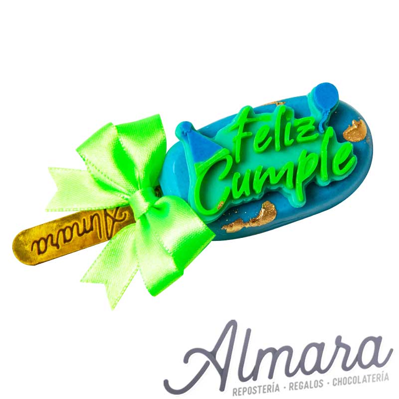 Paleta Feliz Cumple Azul