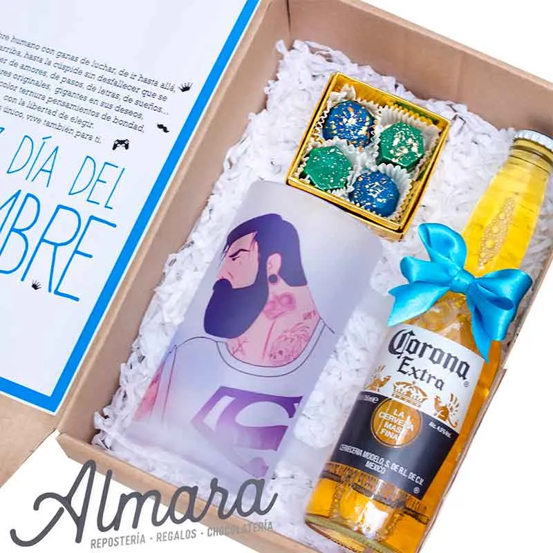 Caja Cervecera Mini Día del Hombre
