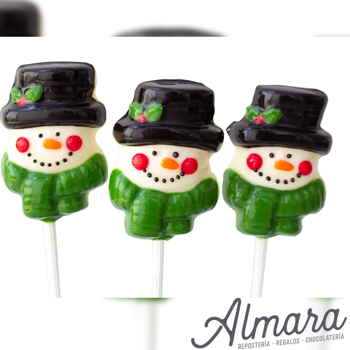 Paleta Hombre Nieve Navideño
