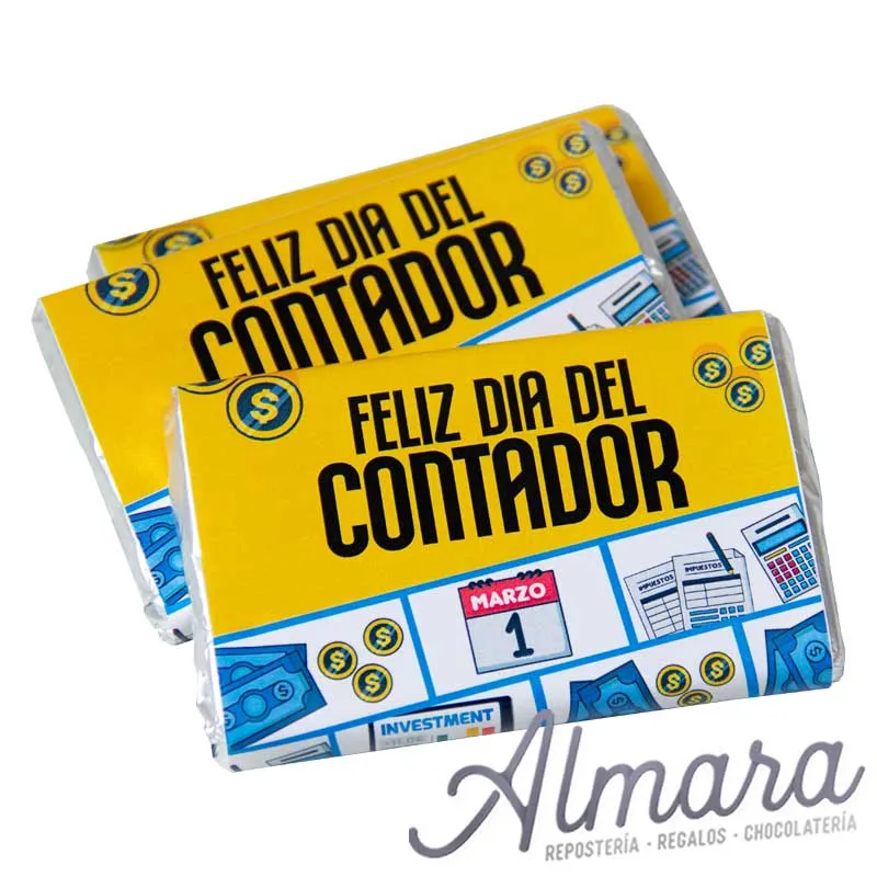Chocolatina 10x6 cm Contador
