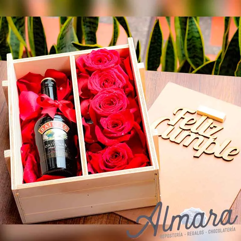 Caja Rosas
